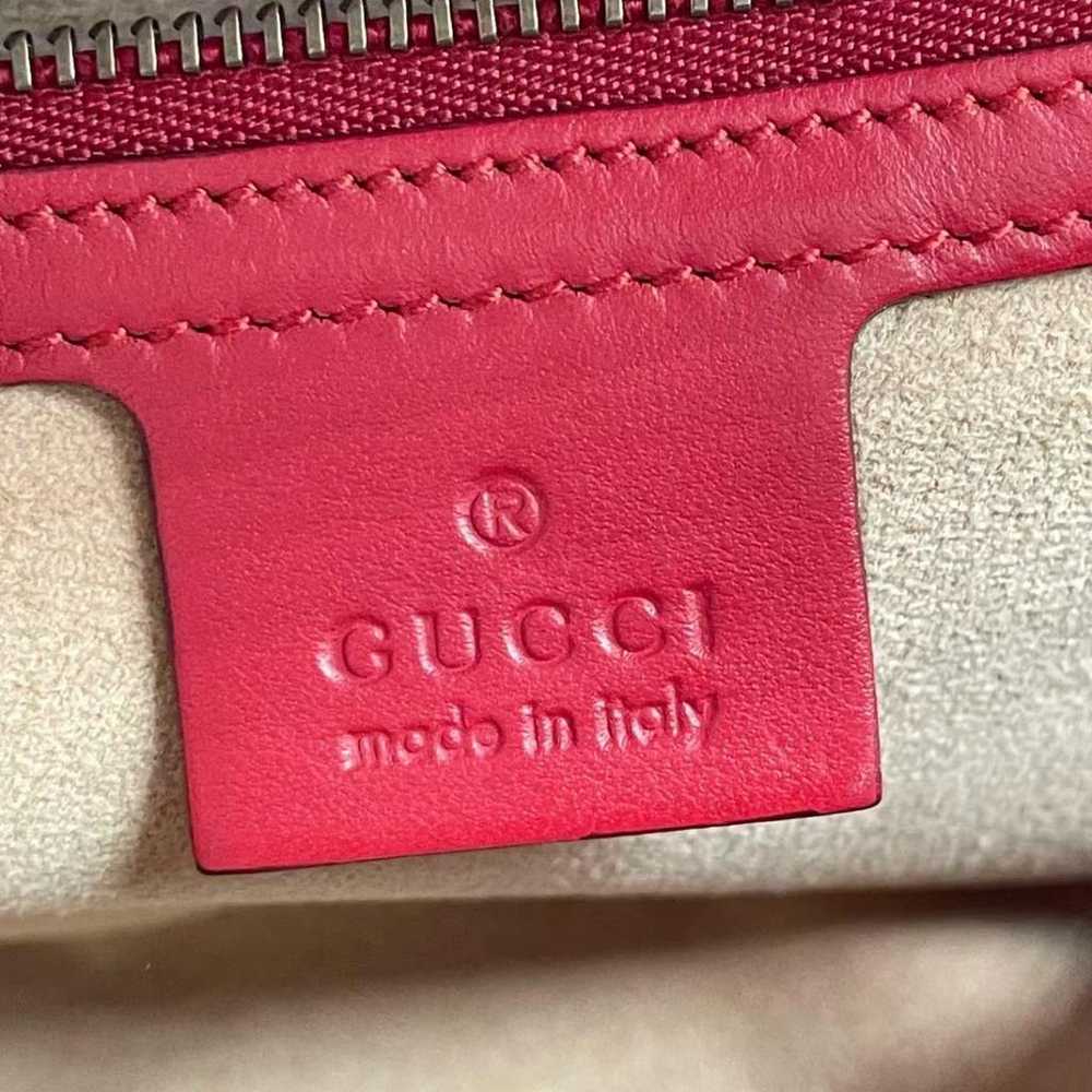 Gucci Gg Marmont Flap leather handbag - image 4