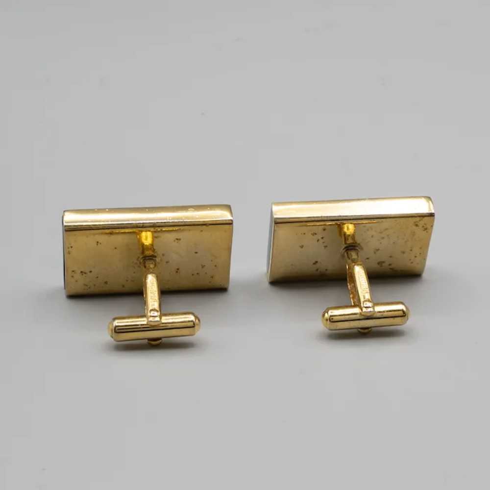 Cufflinks or Cuff Links  - Chunky Black Dominoes … - image 3