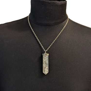 Large Rock Crystal Pendant