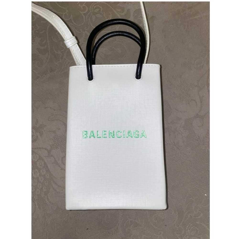 Balenciaga Shopping North South leather mini bag - image 2