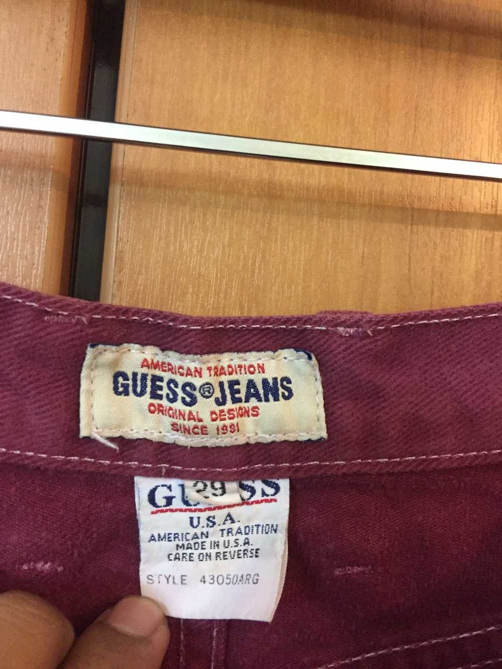 Guess Vintage 90s guess jeans classic fit straigh… - image 5