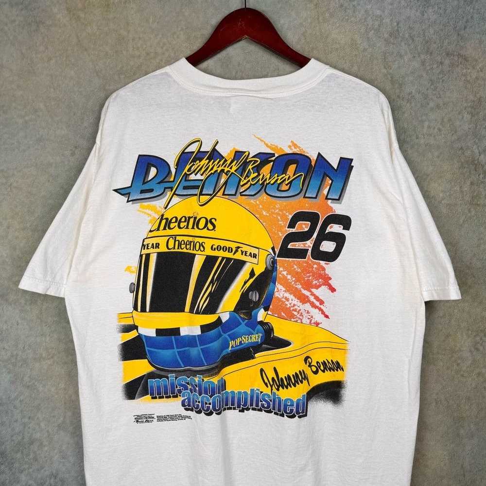 NASCAR × Vintage VTG 90s Nascar Big Print T Shirt… - image 6