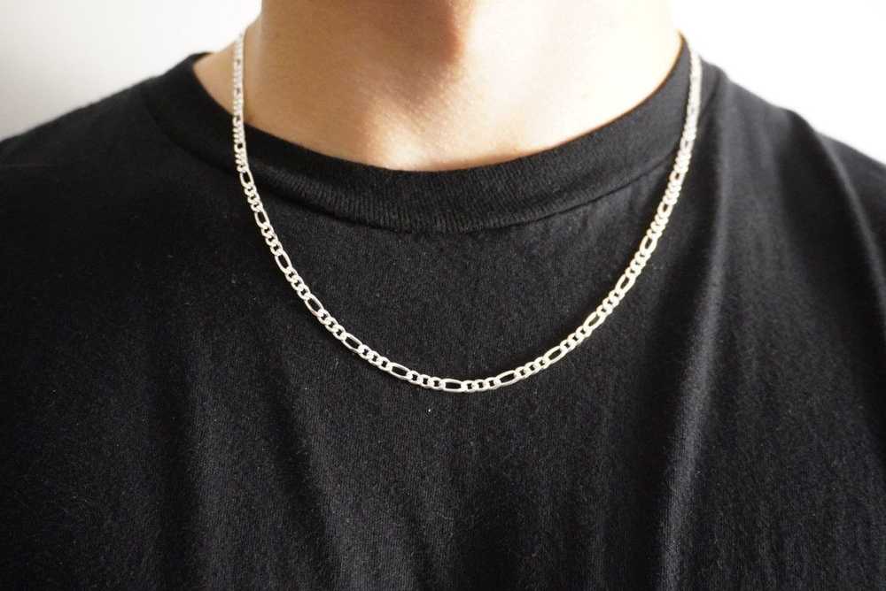 Sterling Silver × Streetwear Silver Chain Solid S… - image 2