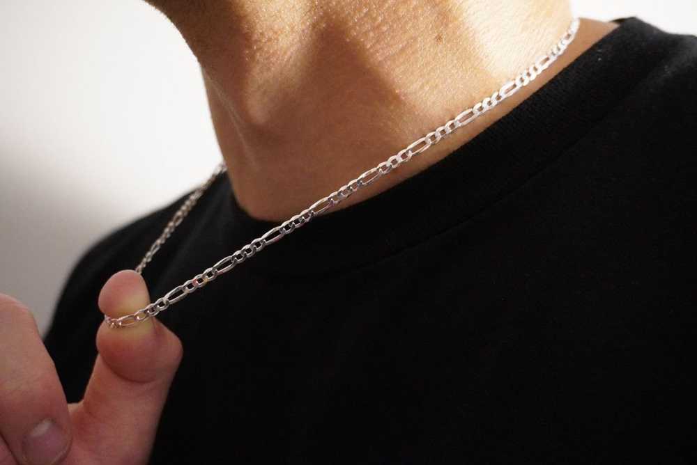 Sterling Silver × Streetwear Silver Chain Solid S… - image 3