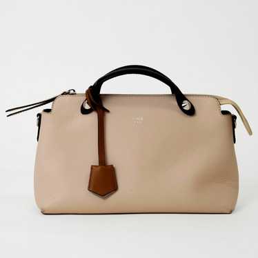 Fendi FENDI BY THE WAY MEDIUM BEIGE LEATHER BOSTO… - image 1