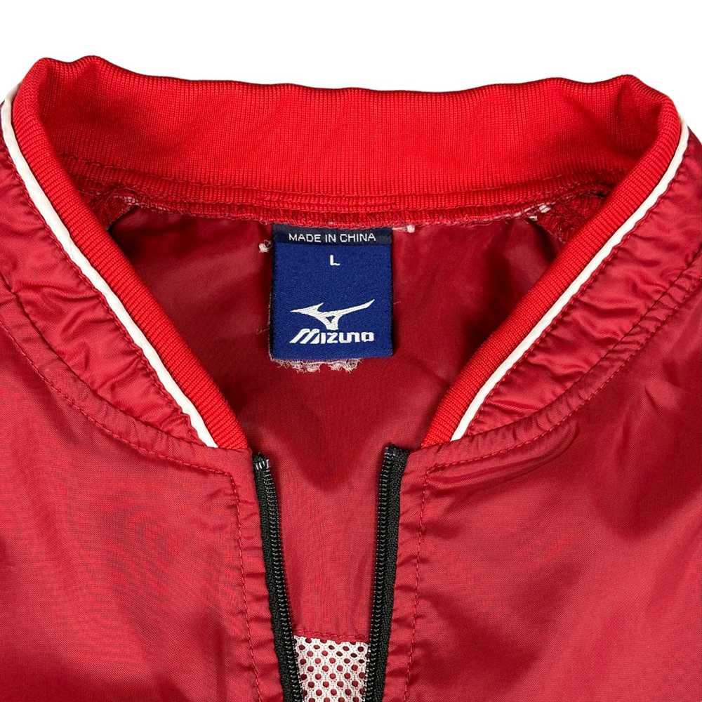 Mizuno Mizuno Baseball Shirt Red Windbreaker Pull… - image 3