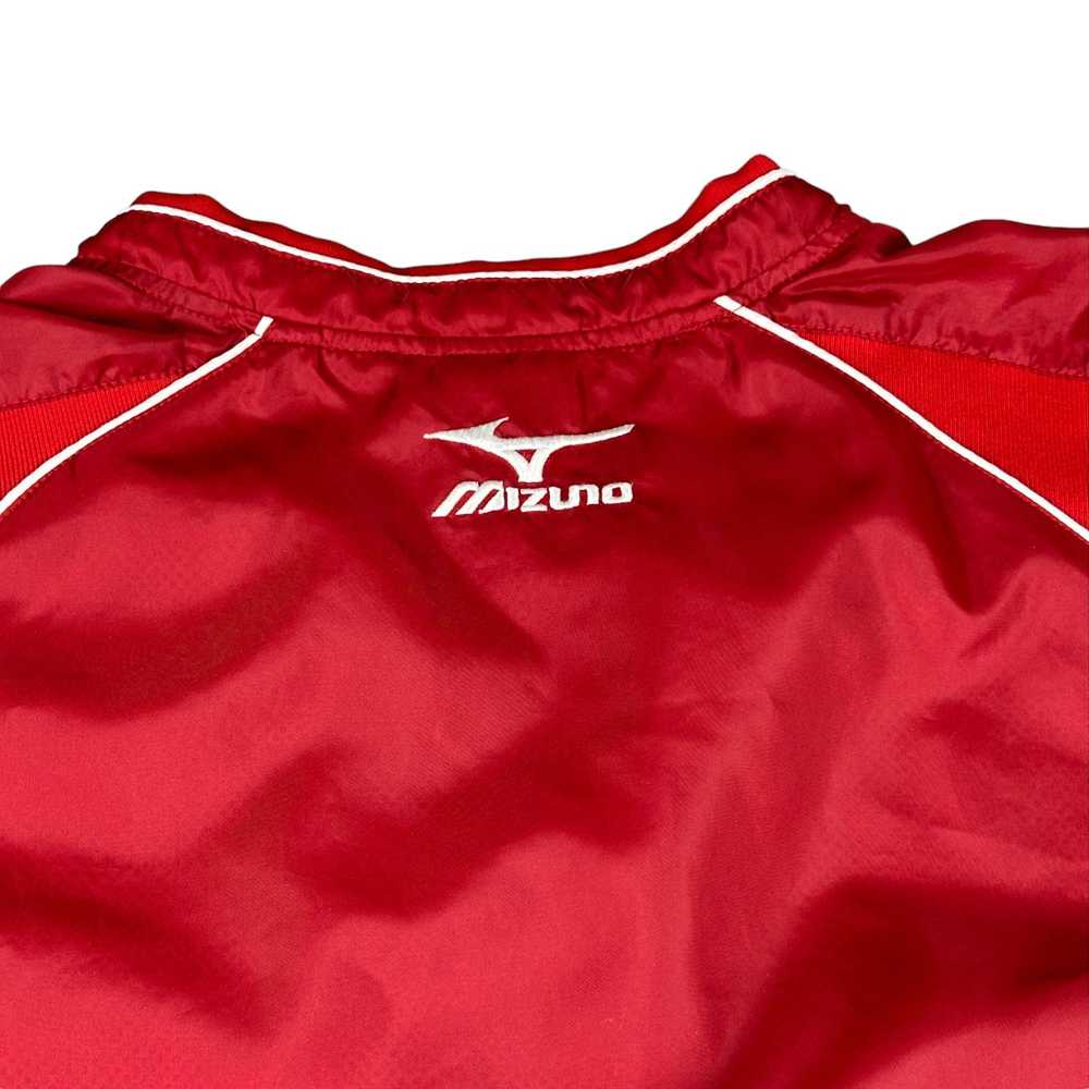 Mizuno Mizuno Baseball Shirt Red Windbreaker Pull… - image 7