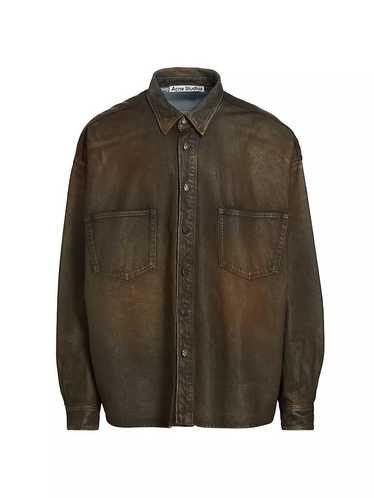 Acne Studios New season mud wash denim shirt jack… - image 1