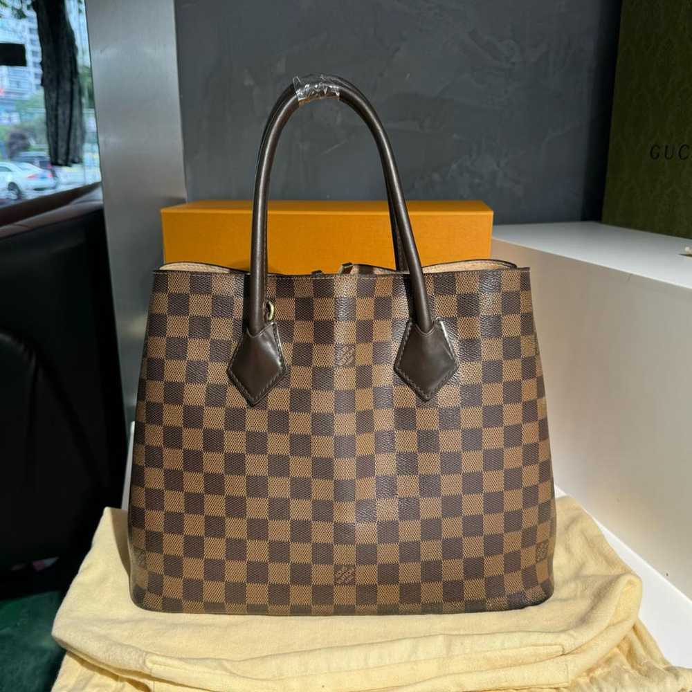 Louis Vuitton Kensington cloth handbag - image 3