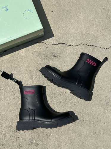 Off-White Off white logo sponge rubberboot