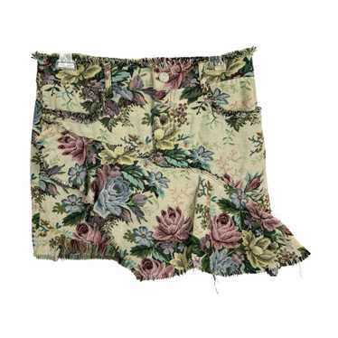 Zara Tapestry Floral Mini Skirt - image 1