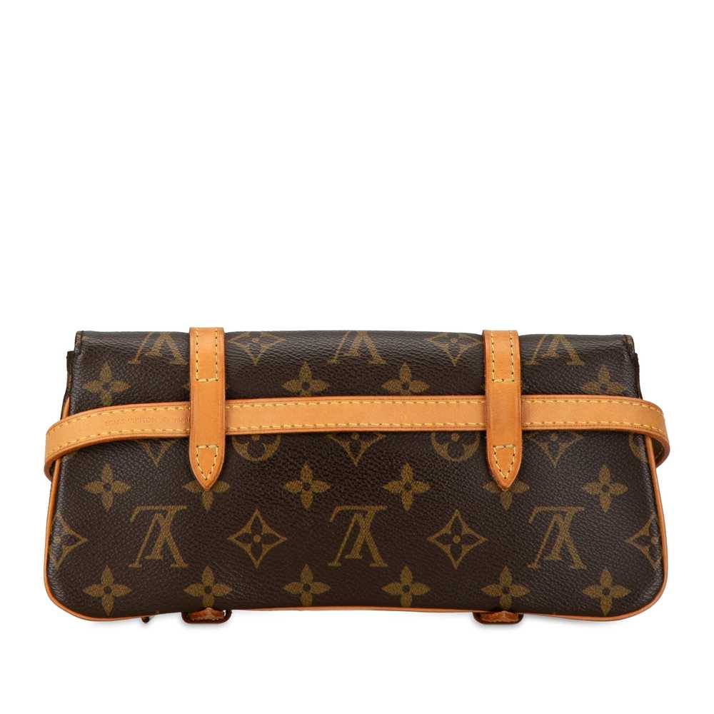 Brown Louis Vuitton Monogram Pochette Marelle PM … - image 3