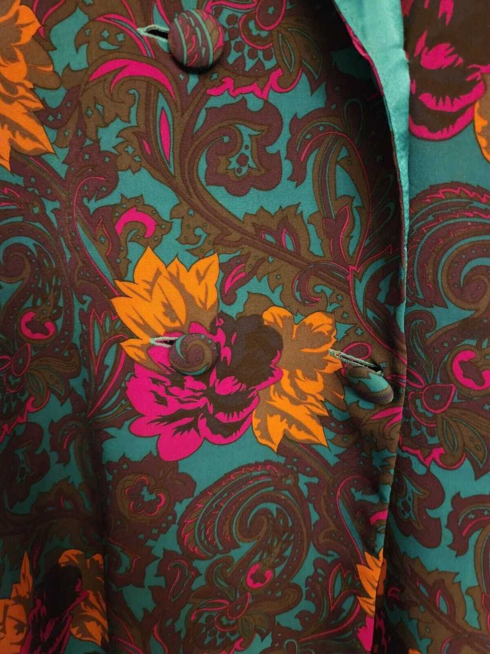 Designer Victoria's Secret Silk Feel Floral Robe … - image 2