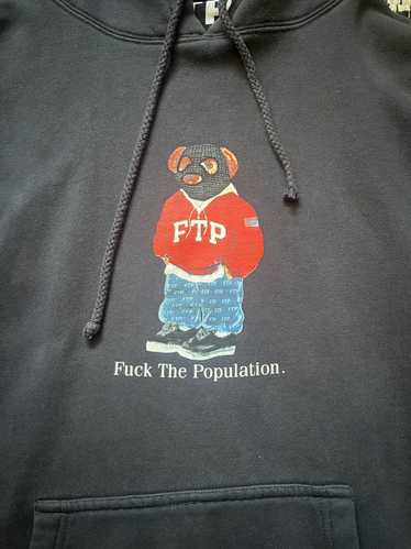 Fuck The Population FTP polo bear hoodie