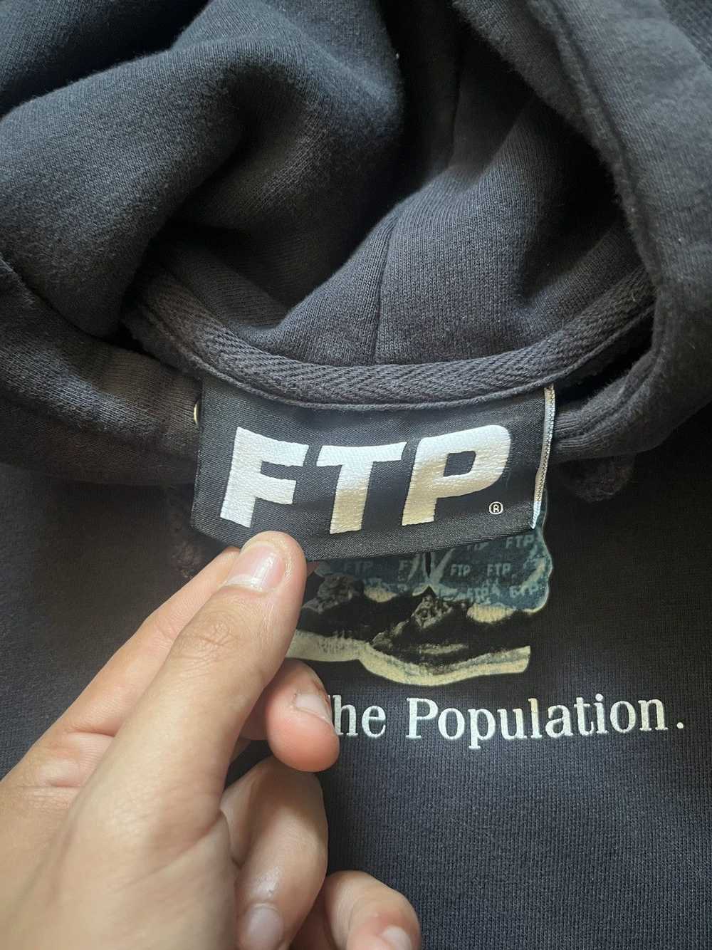 Fuck The Population FTP polo bear hoodie - image 3