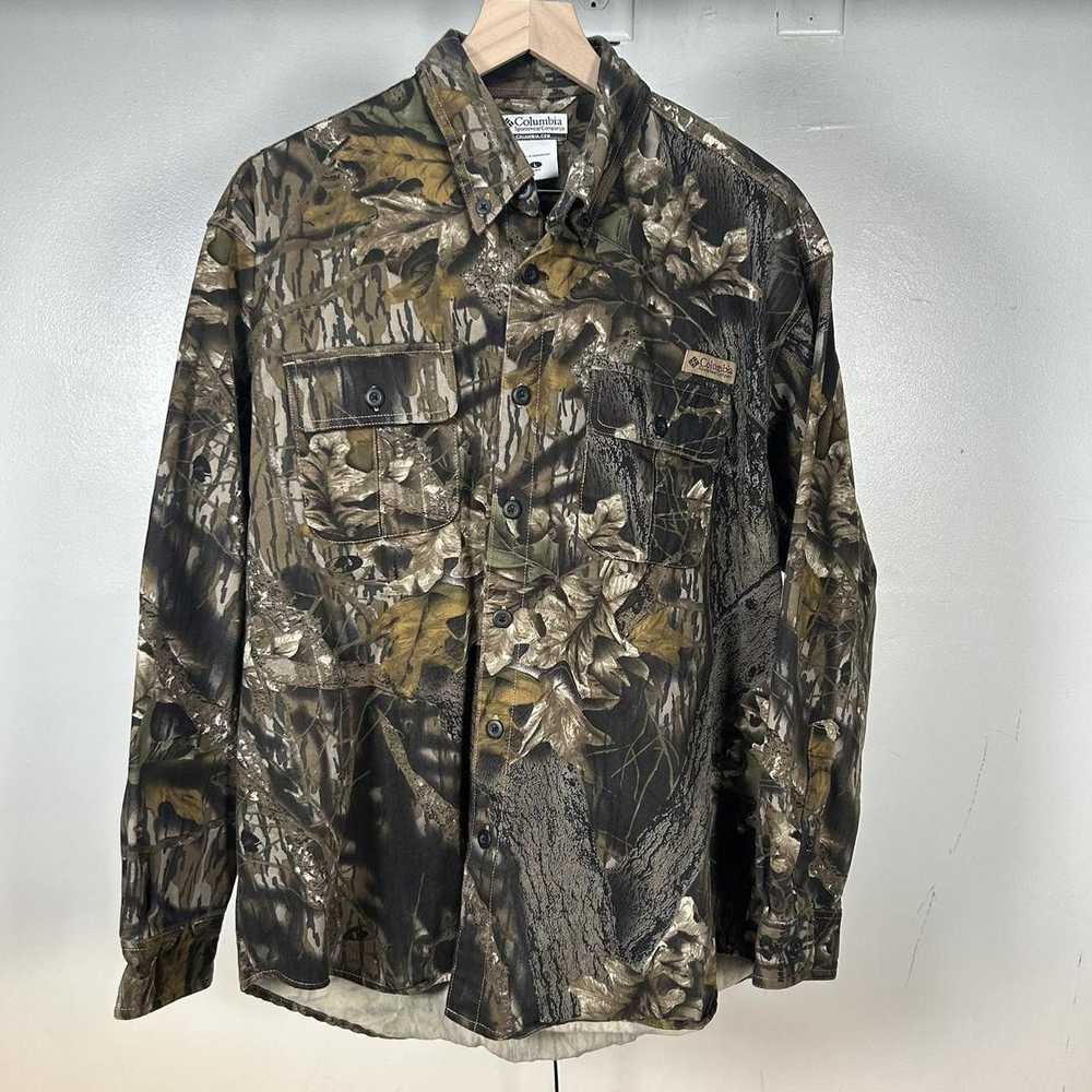 Columbia Columbia Sports RealTree camo button up … - image 1