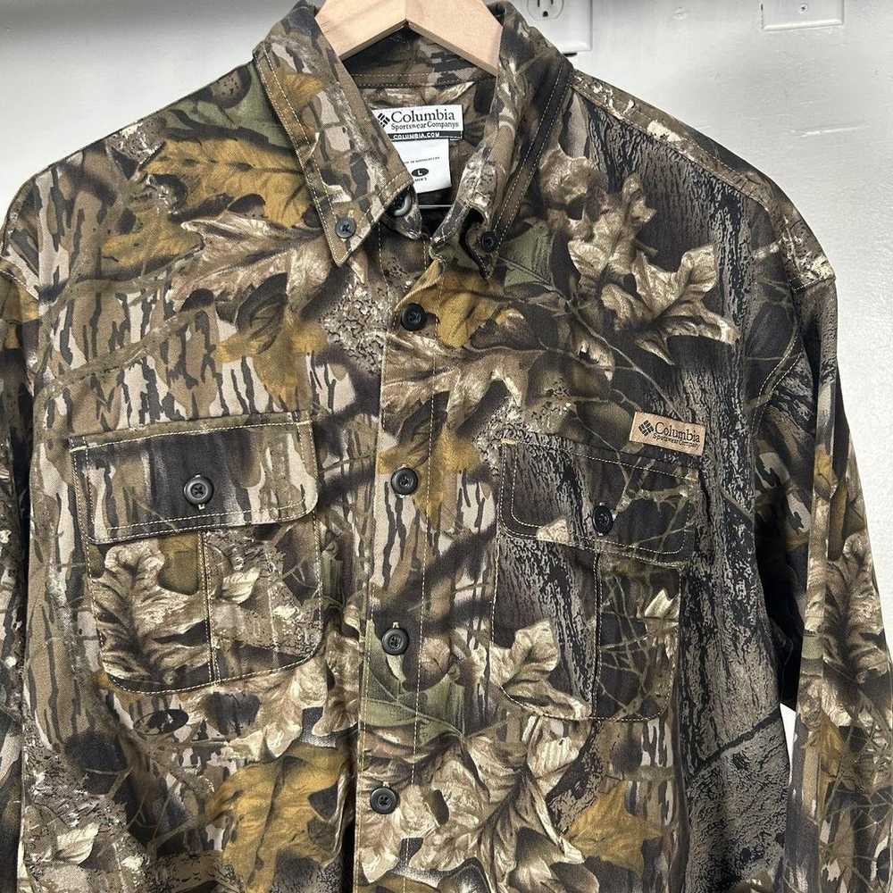 Columbia Columbia Sports RealTree camo button up … - image 3