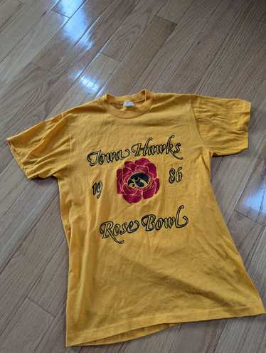 Vintage Vintage 1986 Iowa Hawkeyes Rose bowl tee