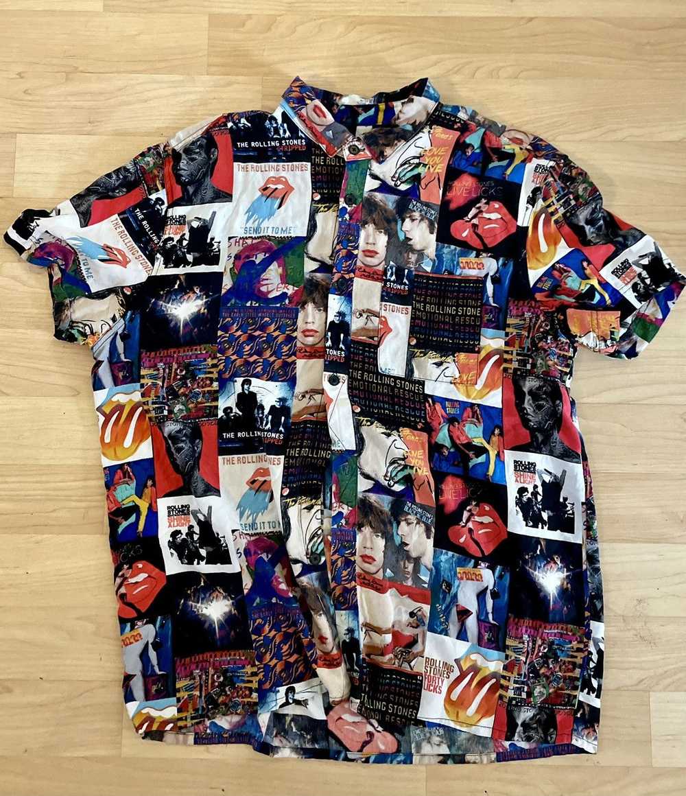 Streetwear Vintage Rolling Stones button up - image 1