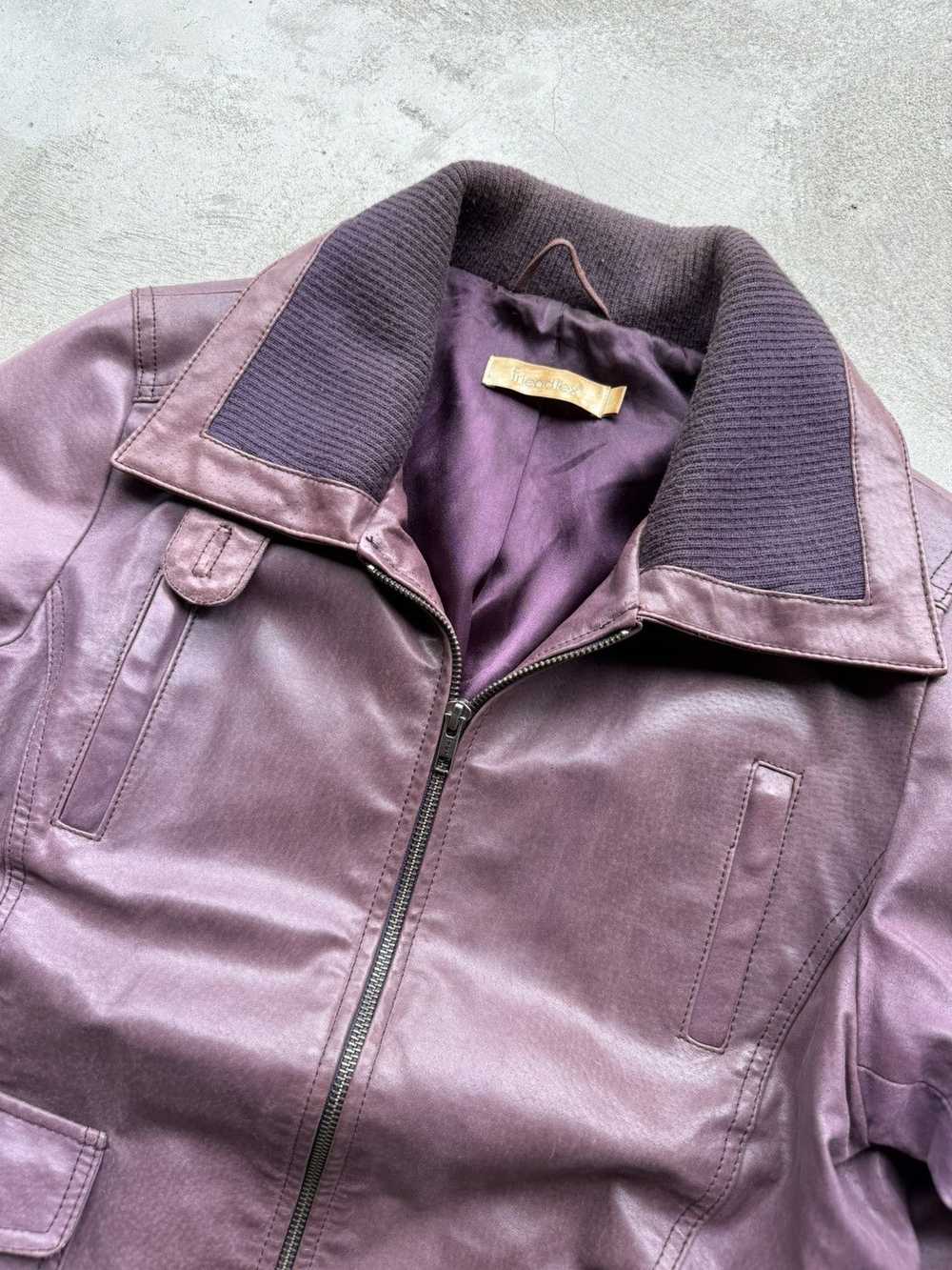 Leather × Leather Jacket × Vintage Vintage Genuin… - image 5