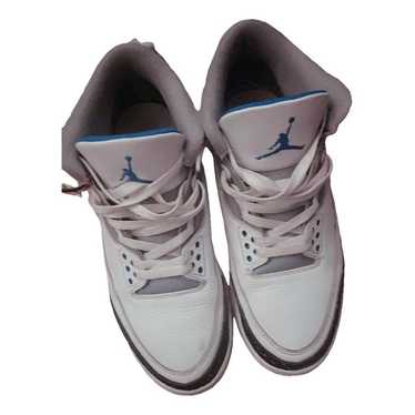 Jordan Air Jordan 3 leather lace ups - image 1