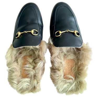 Gucci Princetown leather flats - image 1