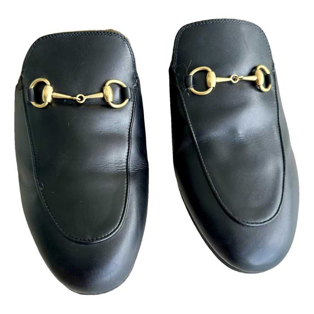 Gucci Princetown leather flats - image 2