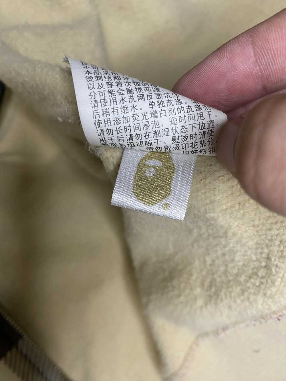 Bape Bape Check 2nd Ape Wide Full Zip Hoodie - image 7