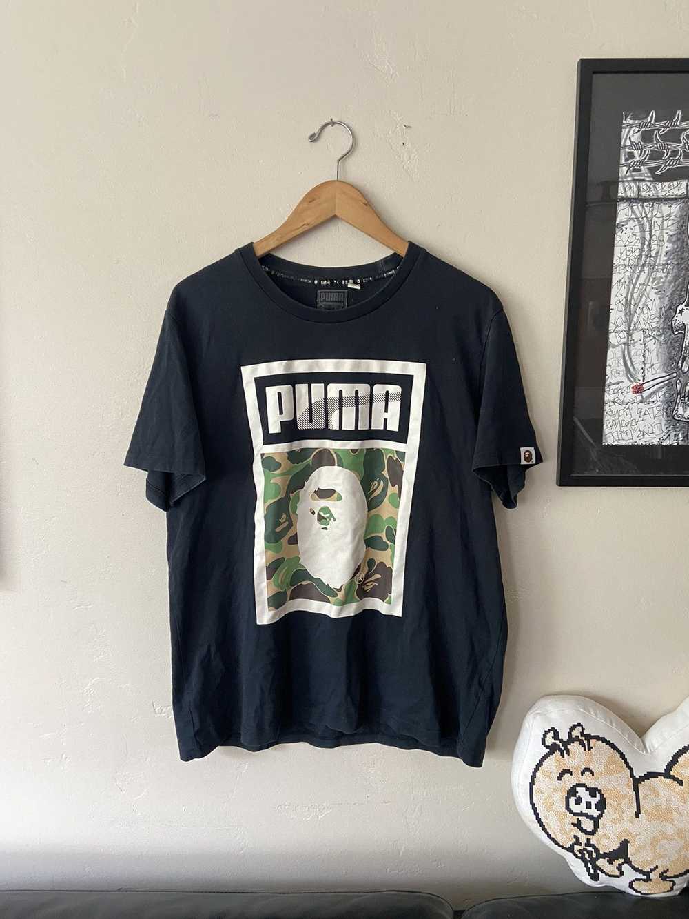 Bape × Puma Bape X Puma Camo Tee - image 1