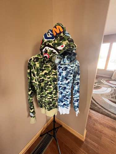 Bape ABC Camo Split Half Shark Full Zip Hoodie