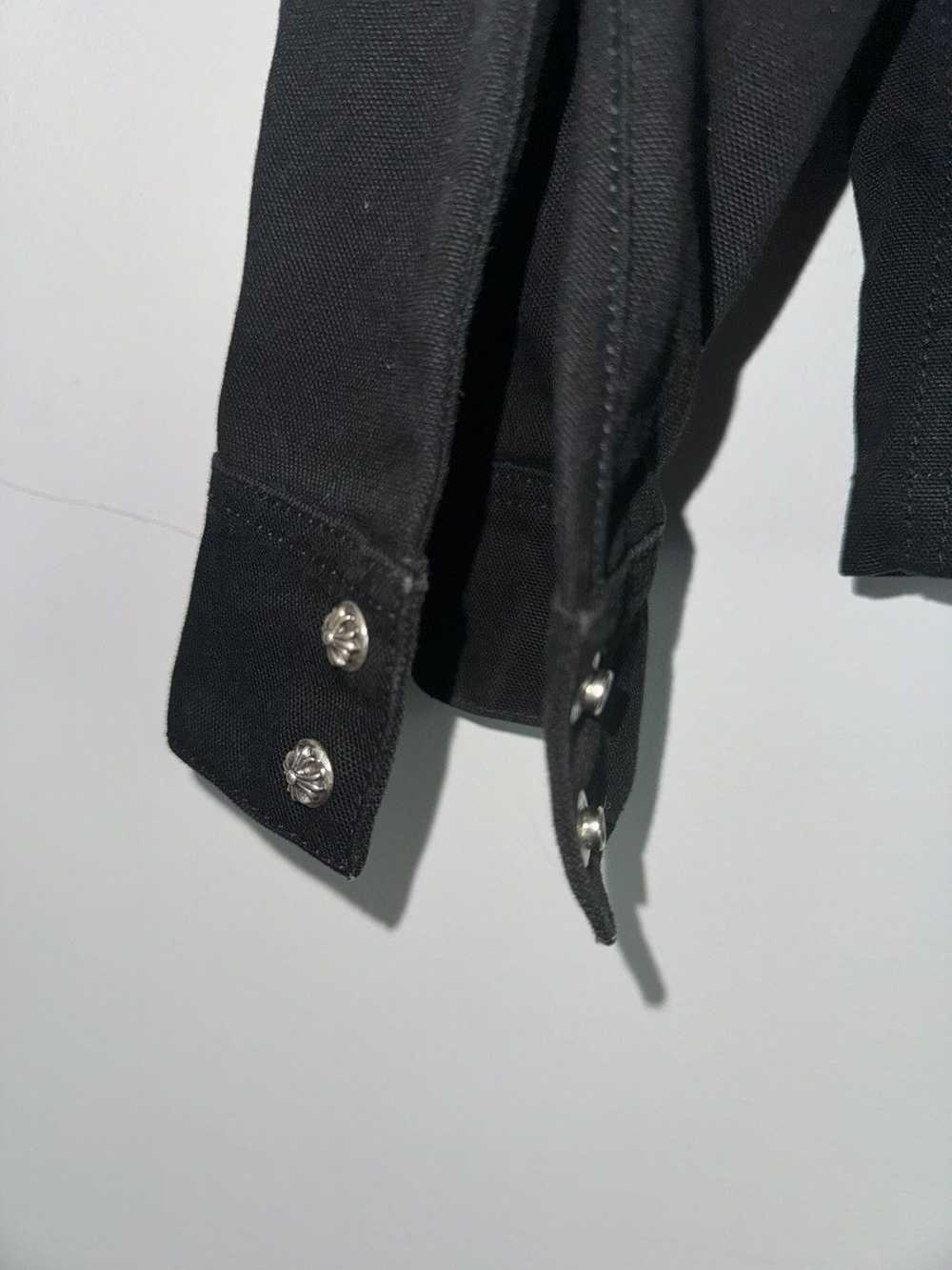 Chrome Hearts Chrome Hearts Black Cotton Work Dog… - image 4