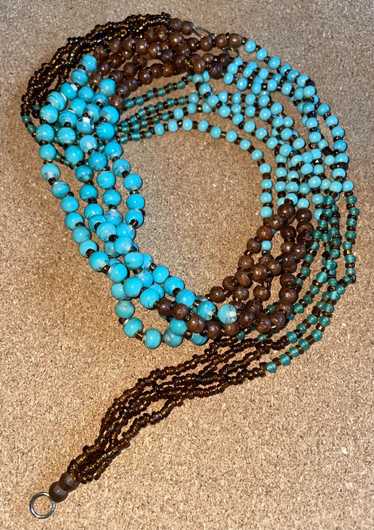 Vintage Vintage Sundance Four Strand Beaded Long N