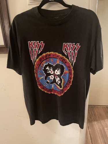 Vintage KISS 1980s ROCK AND ROLL T-SHIRT