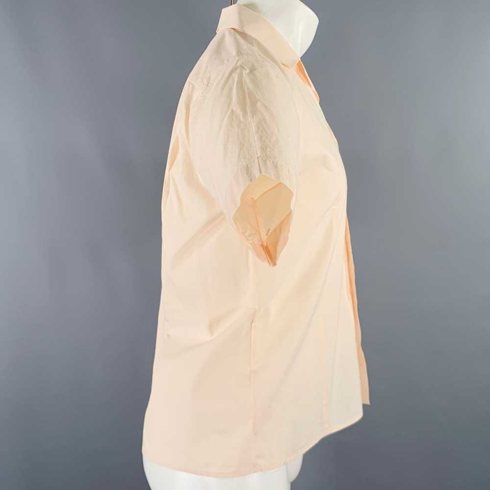 Matthew Miller Pink Wrinkled Cotton One Pocket Sh… - image 3