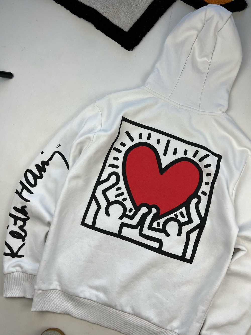 Art × Designer × Keith Haring Rare Designer Hoodi… - image 10