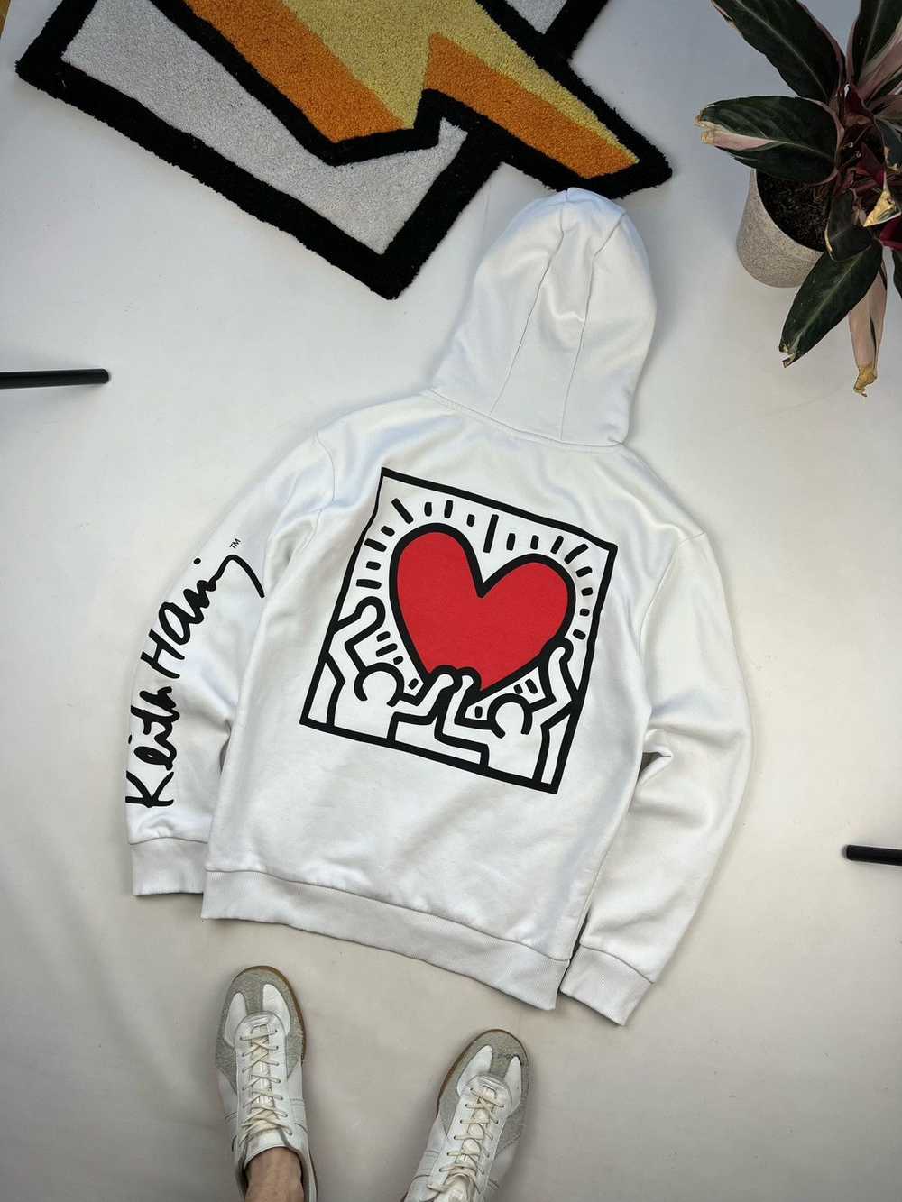 Art × Designer × Keith Haring Rare Designer Hoodi… - image 9