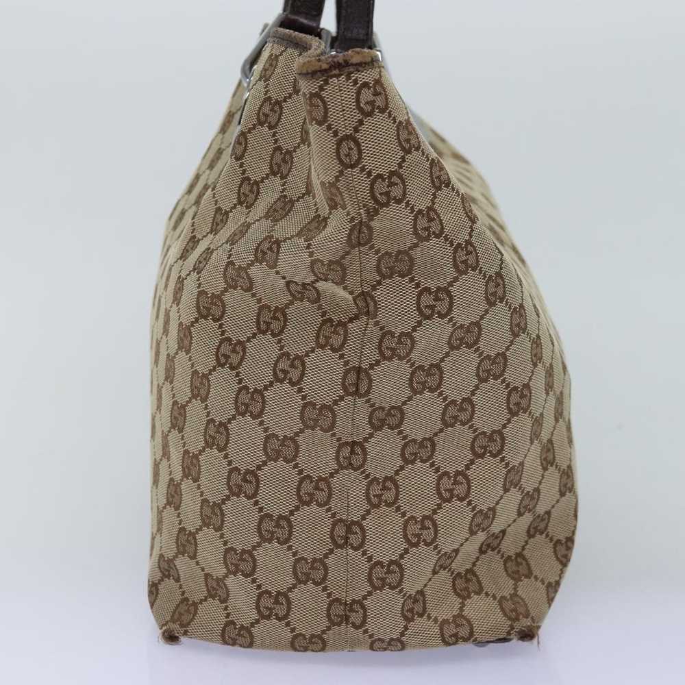 Gucci GUCCI GG Canvas Tote Bag Beige 120838 Auth … - image 3