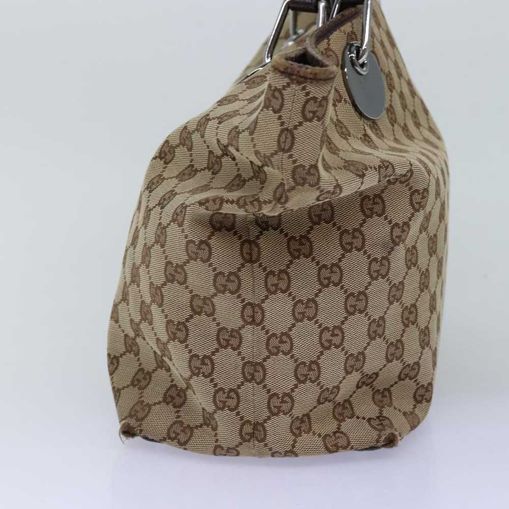 Gucci GUCCI GG Canvas Tote Bag Beige 120838 Auth … - image 4