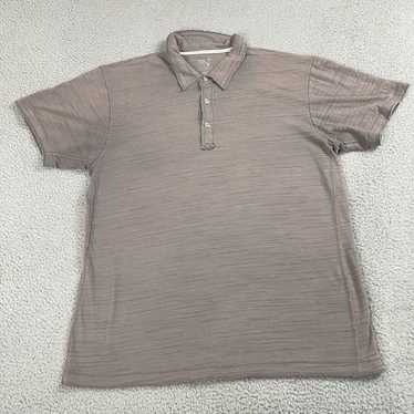 Bke BKE Golf Polo Short Sleeve Brown Shirt Size XL