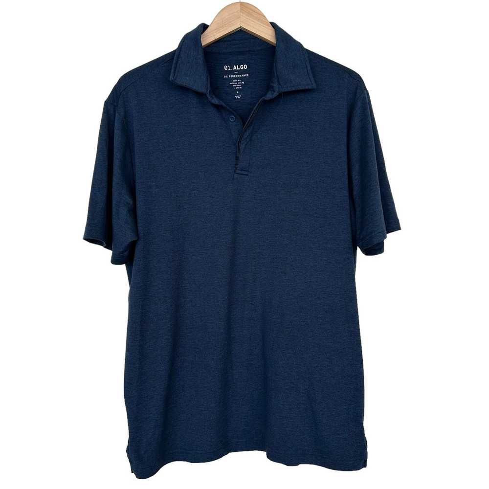 Other 01 Algo Navy Blue Performance Short Sleeve … - image 5