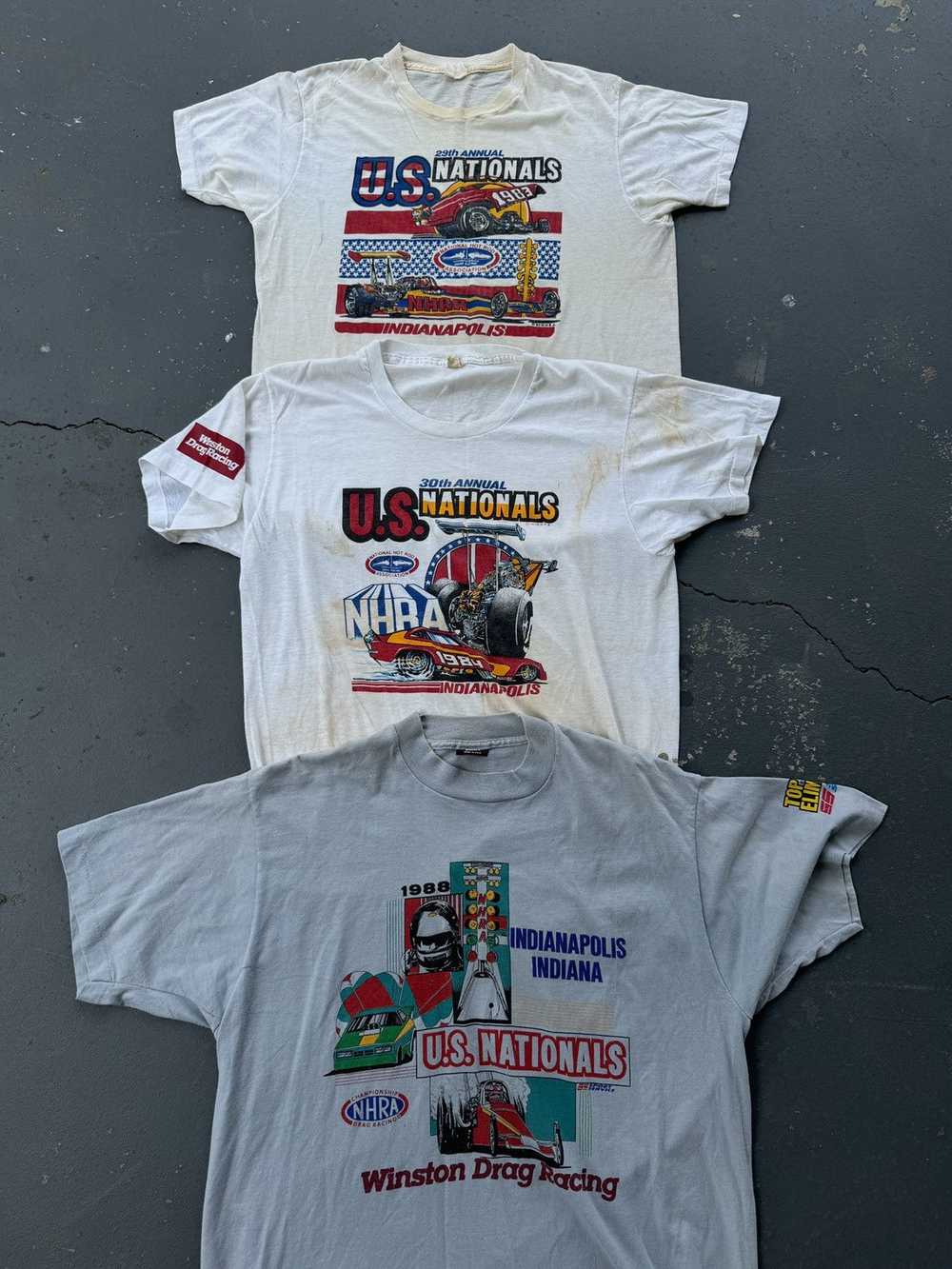 Vintage Vintage 70s/80s Lot NHRA US National Drag… - image 5