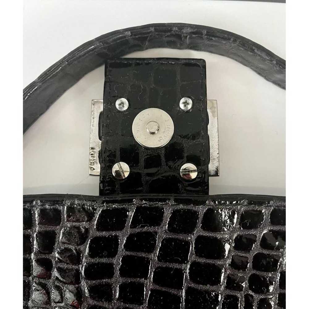 Fendi Baguette crocodile handbag - image 6