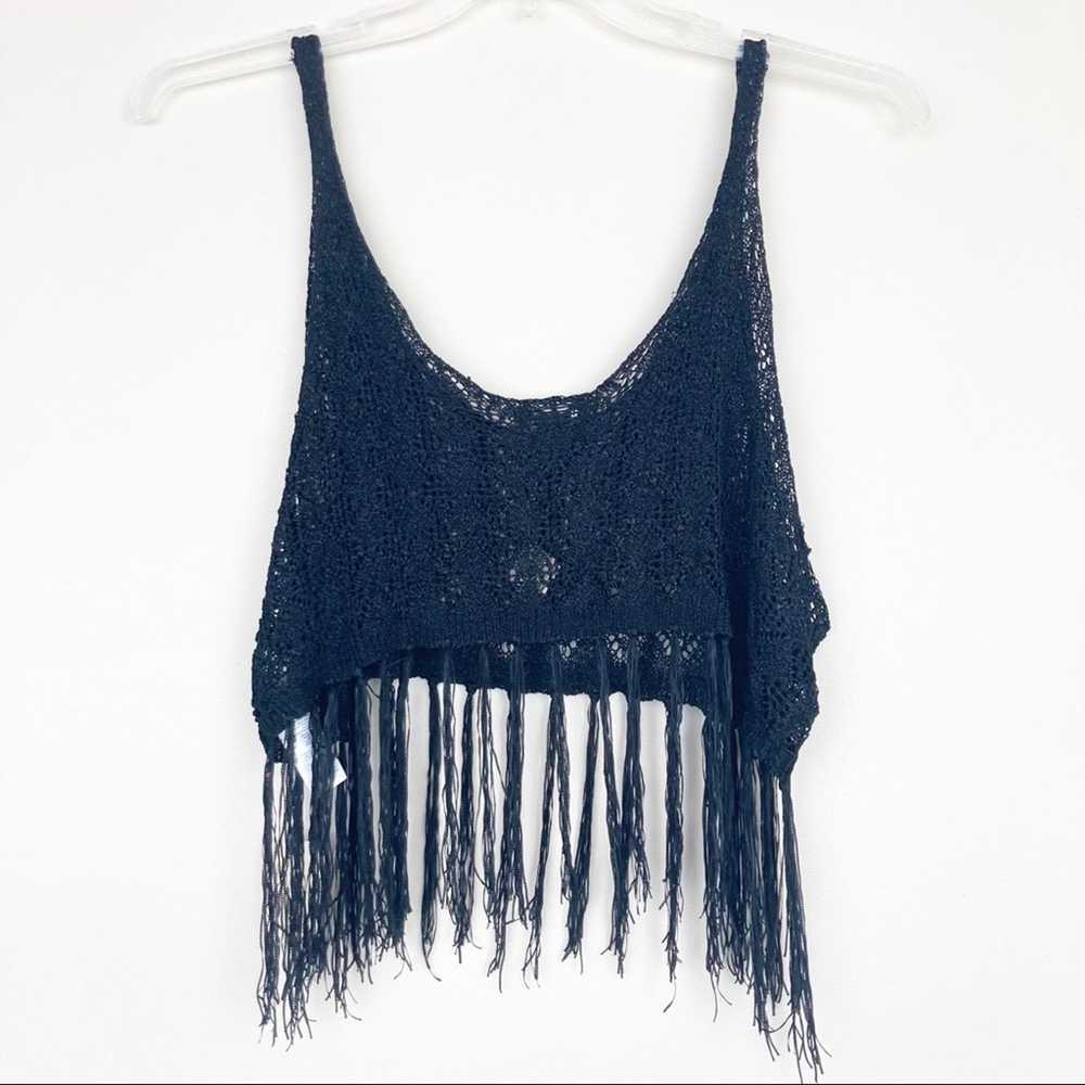 Forever 21 Forever 21 Los Angeles Black Fringe Op… - image 4