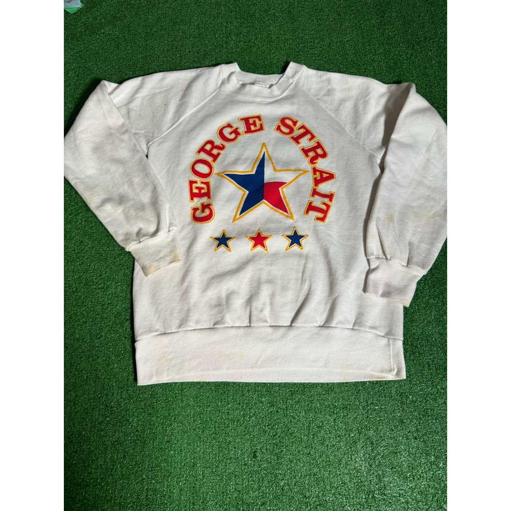 Vintage Vintage George Strait Crewneck Sweater Si… - image 1