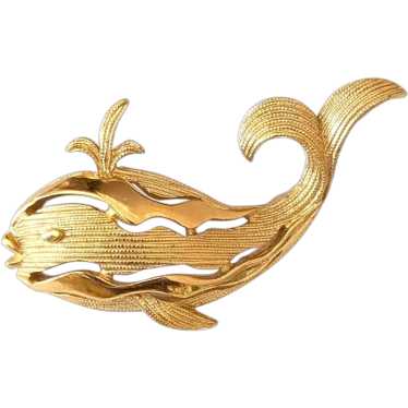 RARE Vintage James Avery - sold Jonah and the Whale Pin Brooch