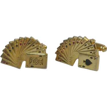 Anson  Bridge Playing Cards Cufflinks