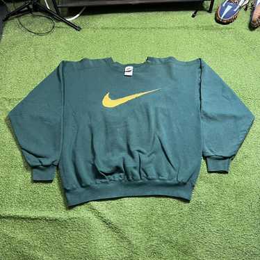 Nike × Streetwear × Vintage vintage nike green ye… - image 1