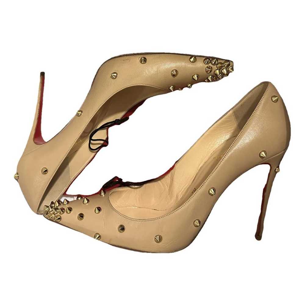 Christian Louboutin Degrastrass leather heels - image 1