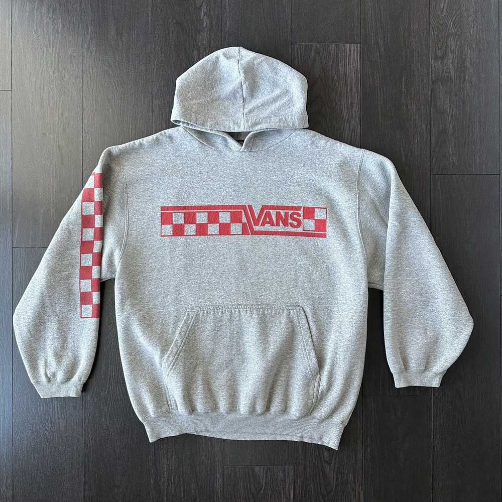 Vans Vintage Vans Checkerboard Hoodie Sweatshirt - image 1