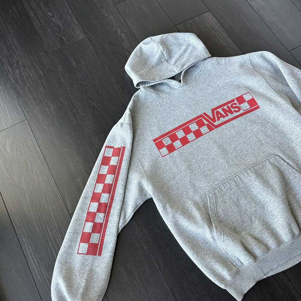 Vans Vintage Vans Checkerboard Hoodie Sweatshirt - image 3